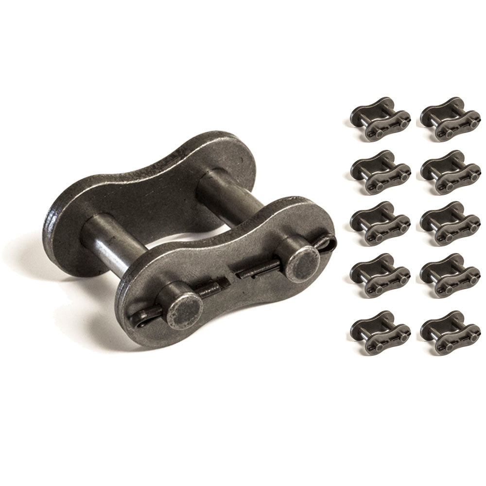 thumbnail image 2 of Jeremywell 10-Pack 25H Heavy Duty Roller Chain Connecting Links - Carbon Steel 2 of 4
