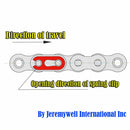 Jeremywell 50NP Nickel Plated Roller Chain Connecting Link (10PCS)