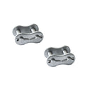 100SS Stainless Steel Roller Chain Connecting Links 2PCS with Side Plates, Pins and Cotter Pins