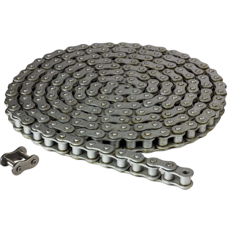 35DR Dacromet Roller Chain 10 Feet with 1 Connecting Link Corrosion Resistant