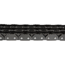 Close-up of 80-3 sharp top chain showing 5-point teeth on every pitch