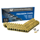 530 Gold Motorcycle O-Ring Chain 108 Links with 1 Connecting Link