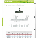 Corn Head Gathering Chain, JD, New, Case IH, International, AH1136671,1133997R1