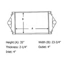 Charge Air Cooler Fits Volvo White 1991-2001 1030041 1030124 1030156 8180873