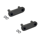 C2080HP Hollow Pin Conveyor Chain Connecting Links 2PCS with Round Clips and Side Plates