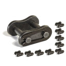 12B Metric Roller Chain Clip-Type Connecting Links 10PCS with Side Plates, Pins and Spring Clips