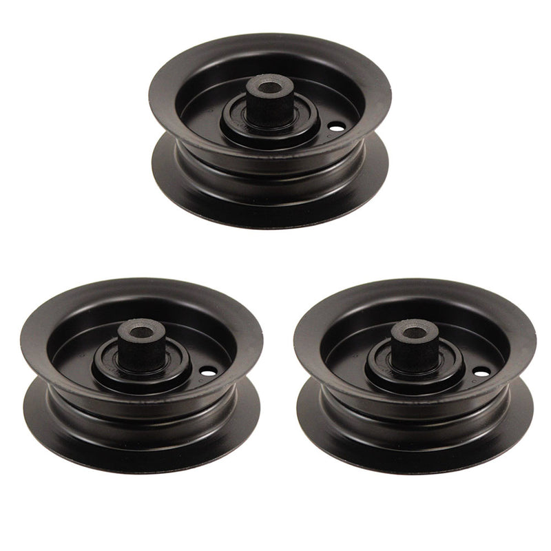 3PCS FLAT IDLER PULLEY Replaces Exmark LawnBoy Toro106-2175 Rotary12901 Z4200ZTR