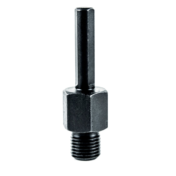Core Drill Bit Adapter for Diamond Core Bit - 3/8" Triangle to 5/8" Male