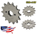 520-14Teeth Motorcycle Front Sprocket perfect for Dirt Bike, Go Kart, ATV (045)