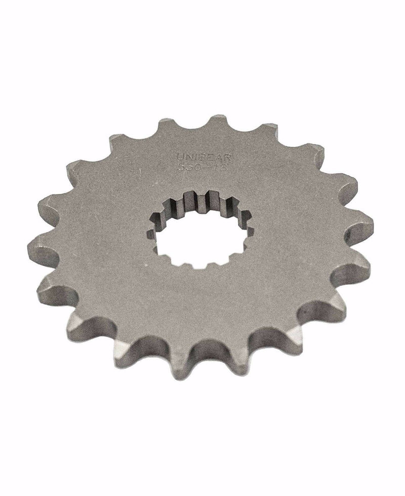 530 Motorcycle Front Sprocket 18 Tooth Perfect for Dirt Bike, Go Kart, ATV