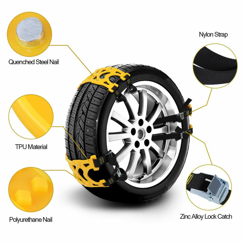 Universal Car Wheel Anti-Skid Pad Tire Traction Non-Slip Mat Plate