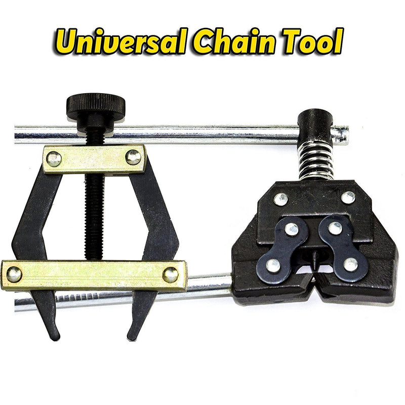 Roller Chain Tools Kit  60 80 100 And More, Chain Holder/Puller + Breaker/Cutter