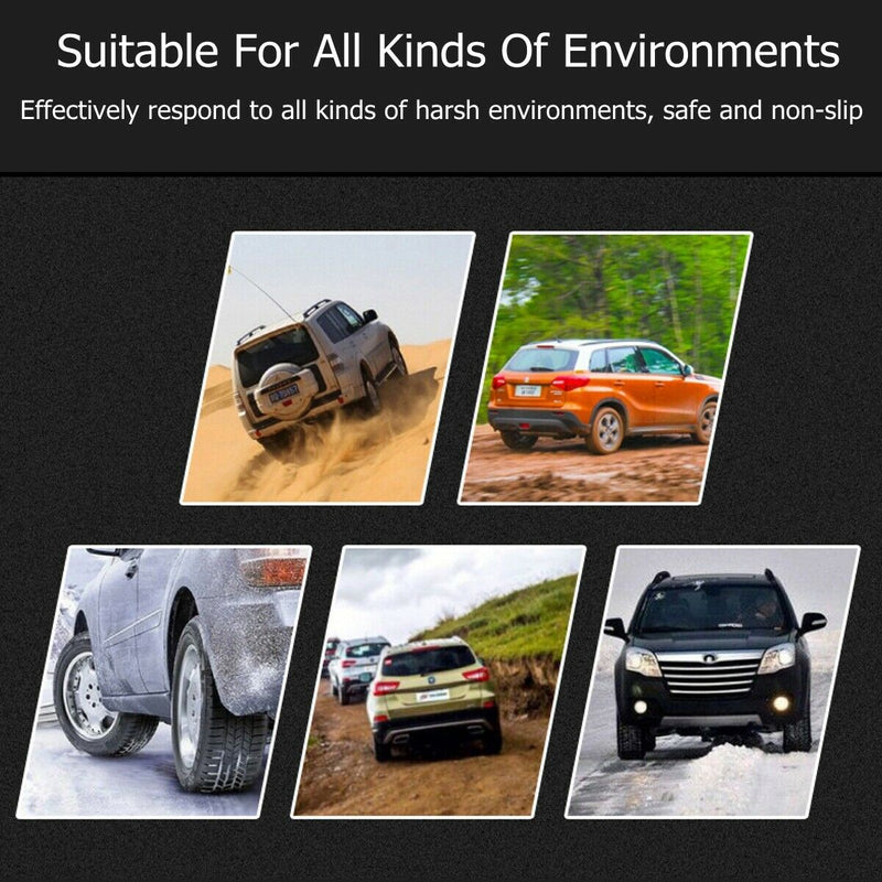 6 pcs Universal Car Snow Tire Chain Belt Beef Tendon Anti Slip Cars SUV Trucks