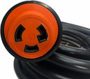 RV Trailer Extension Cord 25FT-30AMP Male/Female Locking Adapter Indicator Light
