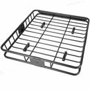 Universal 41.5" x 37" x 4" Roof Mounted Cargo Travel Rack Basket 150 lb capacity
