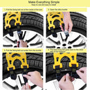 6 pcs Universal Car Snow Anti Slip Tire Chains Emergency for Cars SUV Trucks 6