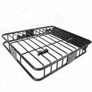Universal 41.5" x 37" x 4" Roof Mounted Cargo Travel Rack Basket 150 lb capacity