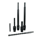 Jeremywell 11-Piece Dry Diamond Core Drill Bit Set Sizes 1.5" 2" 2.5" 4.5" 5"