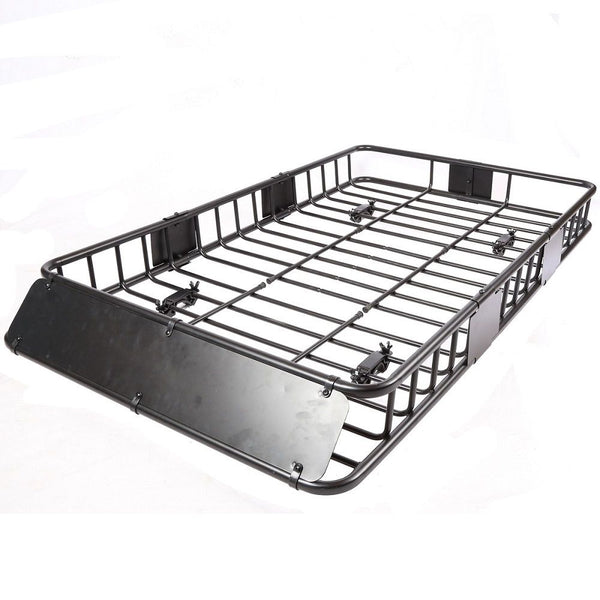 64'' Universal Roof Rack Extension Cargo Car Top Luggage Carrier Basket Rack