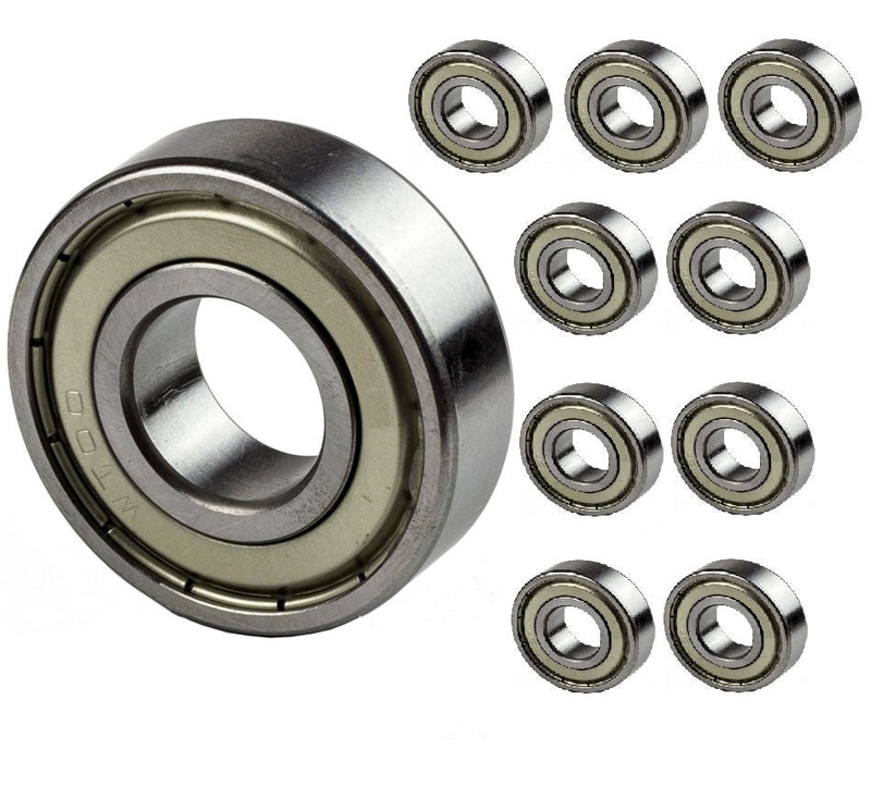 6203-ZZ Ball Bearing Dual Sided Metal Shielded Deep Groove (10PCS)