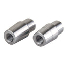 3/8-24 RH + LH Threaded Weld-In Bung Set Fits 0.058 Wall Tube Heim Joints