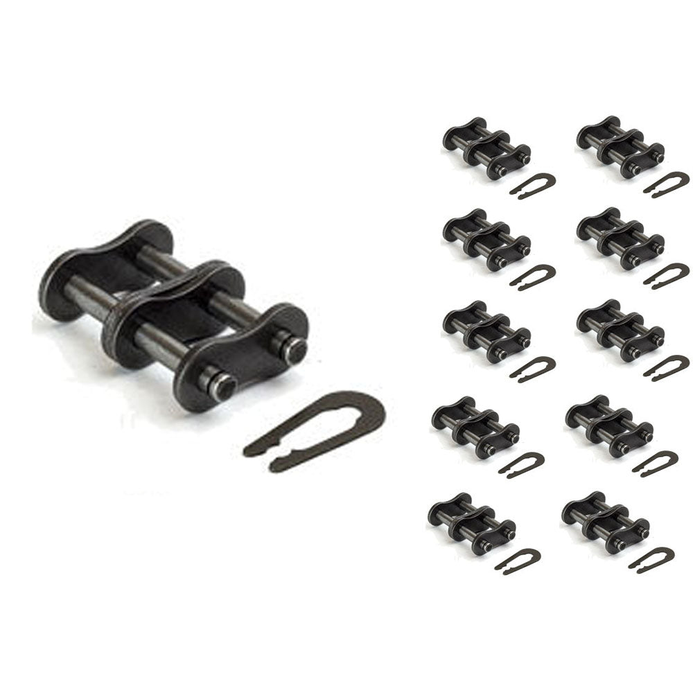 thumbnail image 2 of #80 Roller Chain Connecting Links - 5 Pack Industrial Grade Carbon Steel 2 of 12