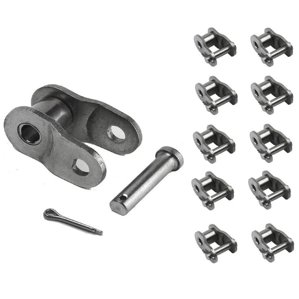 80SS Stainless Steel Roller Chain Offset Link (10PCS)