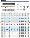 BL522 Leaf Chain 10 Feet For Forklift Masts,Hoisting with 1 Connecting Link