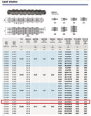 BL823 Leaf Chain 10 Feet For Forklift Masts,Hoisting with 1 Connecting Link