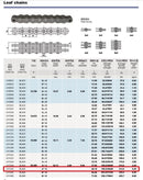 BL846 Leaf Chain 10 Feet For Forklift Masts,Hoisting with 1 Connecting Link