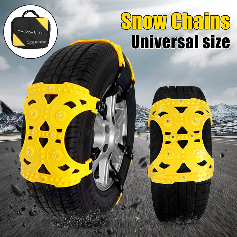 6 pcs Universal Car Snow Tire Chain Belt Beef Tendon Anti Slip Cars SUV Trucks