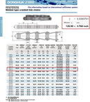 WH111 Welded Steel Mill Chain 10 Feet Heat Treated For Increased Durability