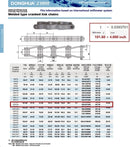 WH124 Welded Steel Mill Chain 10FT Heat Treated For Increased Durability