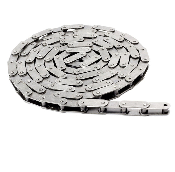 C2060SS Stainless Steel Conveyor Roller Chain 10 Feet with 1 Connecting Link