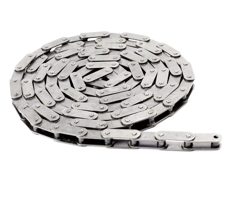 C2080SS Stainless Steel Conveyor Roller Chain 10 Feet with 1 Connecting Link