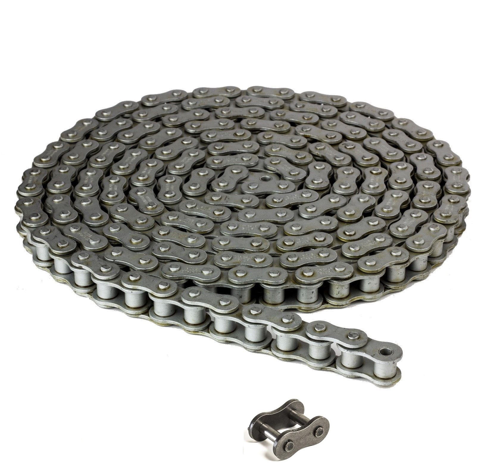Jeremywell 40DR Dacromet Roller Chain 10FT | Corrosion-Resistant Chain
