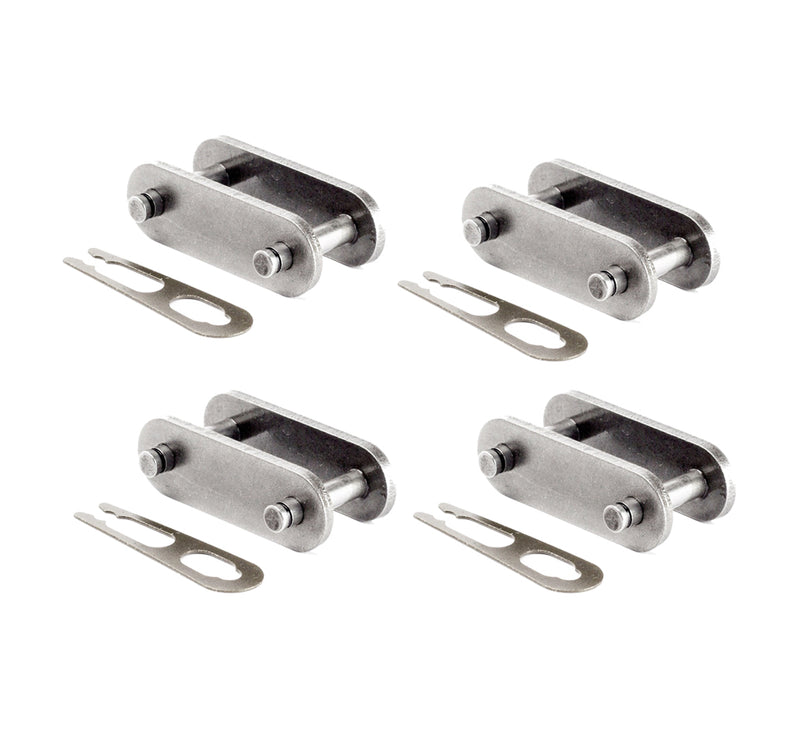 C2040SS Stainless Steel Conveyor Roller Chain Connecting Link Riveted (4PCS)