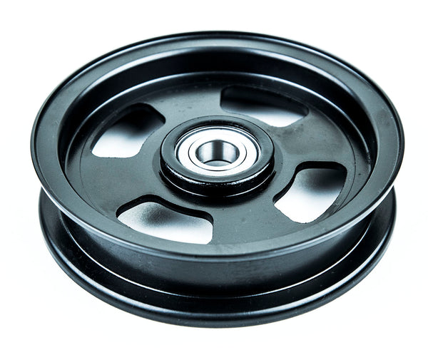 FLAT IDLER PULLEY replaces TORO PART# 116-4665, changed to 136-5405 ID 5 3/4"