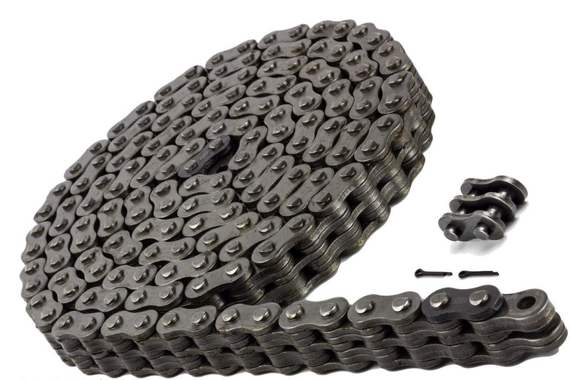 BL666 Leaf Chain 10 Feet For Forklift masts, Lifts, Hoisting, 1 Connecting Link