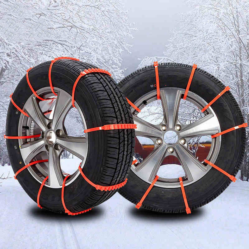 Anti Slip Skid Universal 6 Pieces Snow Chains for Snow - China Snow Wheel  Chains, Emergency Snow Chain