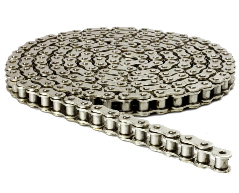 415H Nickel Plated Heavy Duty Chain 110 Links (55 in) with 1 Connecting Link