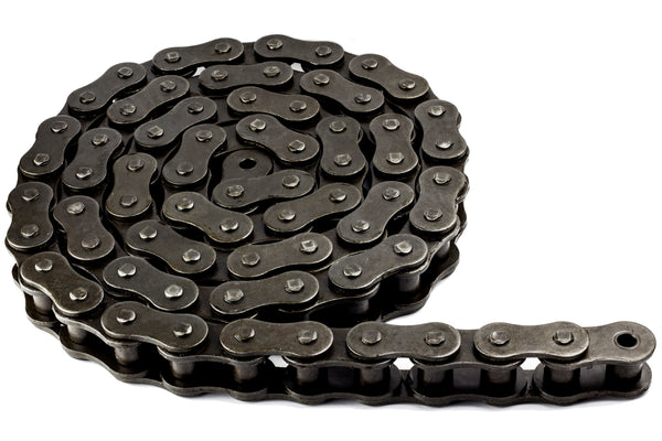 100H Heavy Duty Roller Chain 10 Feet with 1 Connecting Link